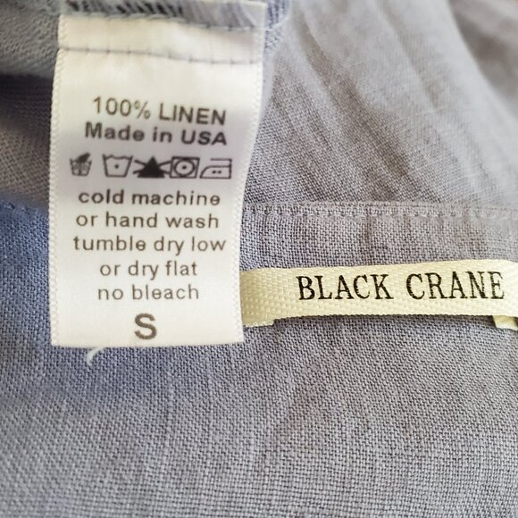 Black Crane Jacquard Top. Women's XS. Black. - Picture 5 of 5